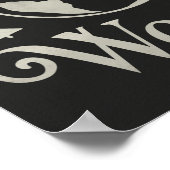 世界の黒板の世界への喜び ポスター (角)