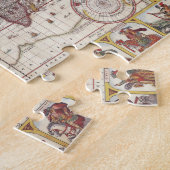 世界の1652地図、Donckerの海の地図書の世界地図 ジグソーパズル (側面)