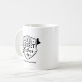 世界の2番目の最高の父 コーヒーマグカップ (正面左)