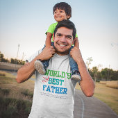 世界の2番目の父最高の聖書の聖句 Tシャツ