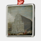 世界の7つの驚異 メタルオーナメント (左)