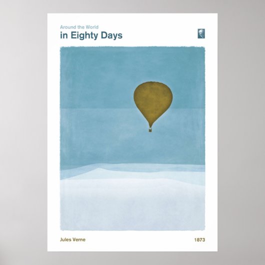 世界の80の日ジュール・ヴェルヌ・リットル ポスター (正面)