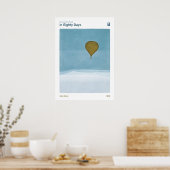 世界の80の日ジュール・ヴェルヌ・リットル ポスター (キッチン)