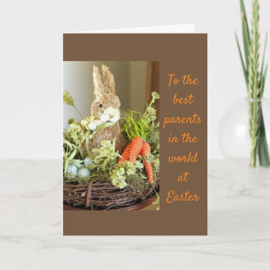 世界の「最高の親」**イースター·ラブ** シーズンカード (正面)