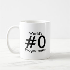 世界の#0プログラマーマグ コーヒーマグカップ