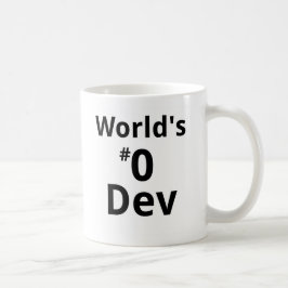 世界の#0 Devのマグは二重味方しました コーヒーマグカップ