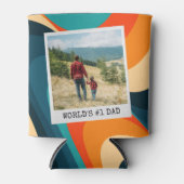 世界の#1パパレトロ写真クーラーボックス 缶クーラー (正面)