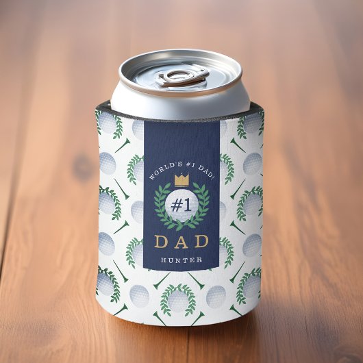 世界の#1パパ名門王室のクラウンゴルフボール 缶クーラー