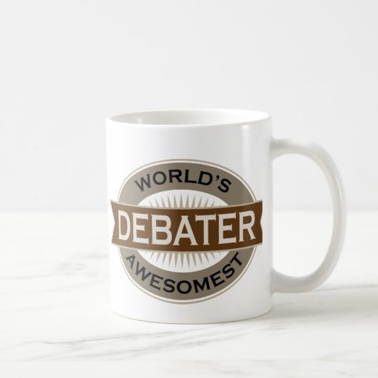 世界のAwesomestの討論者 コーヒーマグカップ (右)