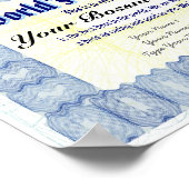 世界のBの最高のOSS証明書プリント ポスター (角)