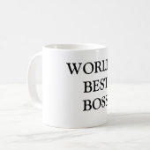世界のBESTBOSS コーヒーマグカップ (正面左)