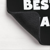 世界のBestestナナの白黒Tシャツ マウスパッド (コーナー)