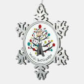 世界のBestGrandpaの雪片のオーナメント スノーフレークピューターオーナメント (右)