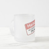 世界のBestistのお母さんのTシャツおよびギフト フロストグラスマグカップ (正面左)