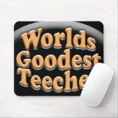 世界のGoodest Teecherのおもしろいな先生のギフト マウスパッド (マウス)