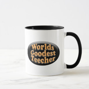 世界のGoodest Teecherのおもしろいな先生のギフト マグカップ