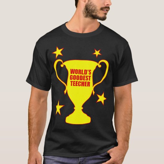 世界のGoodest Teecher Tシャツ (正面)