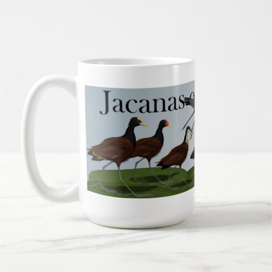 世界のJacanas コーヒーマグカップ (左)
