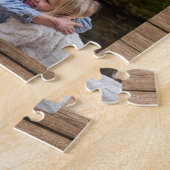 世界のNana Grandkids最高の 12写真コラージュ ジグソーパズル (側面)