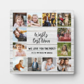 世界のNana Grandkids 12最高の写真コラージュPlaku フォトプラーク (正面)