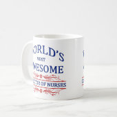 世界のOf Nurses最も素晴らしいディレクター コーヒーマグカップ (正面左)