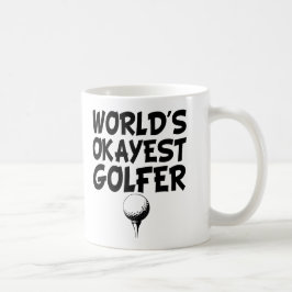 世界のOkayestのゴルファーのおもしろマグカップ コーヒーマグカップ