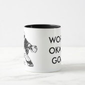 世界のOkayestのゴールキーパーのマグ マグカップ (中央)