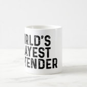 世界のOkayestのバーテンダー コーヒーマグカップ (中央)