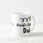 世界のOkayestのパパ|のおもしろいなコーヒー・マグのギフト コーヒーマグカップ (正面右)