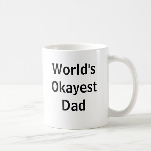 世界のOkayestのパパ コーヒーマグカップ (右)