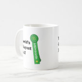 世界のOkayestのパパ コーヒーマグカップ (正面左)