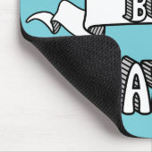 世界のOkayestのボスのおもしろいな文字のマウスパッド マウスパッド (コーナー)