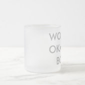 世界のOkayestのボス フロストグラスマグカップ (中央)