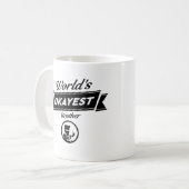 世界のOkayestの兄弟のマグ-おもしろいなコーヒー茶ギフト コーヒーマグカップ (正面左)