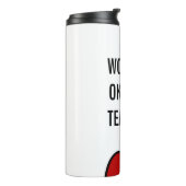 世界のOkayestの先生の熱タンブラーのタンブラー タンブラー (回転左)