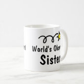 世界のOkayestの姉妹のコーヒー・マグのギフト コーヒーマグカップ (正面右)