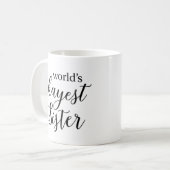 世界のOkayestの姉妹のマグ コーヒーマグカップ (正面左)