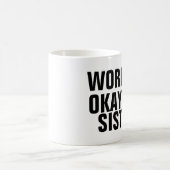 世界のOKAYESTの姉妹、コーヒー・マグ コーヒーマグカップ (中央)