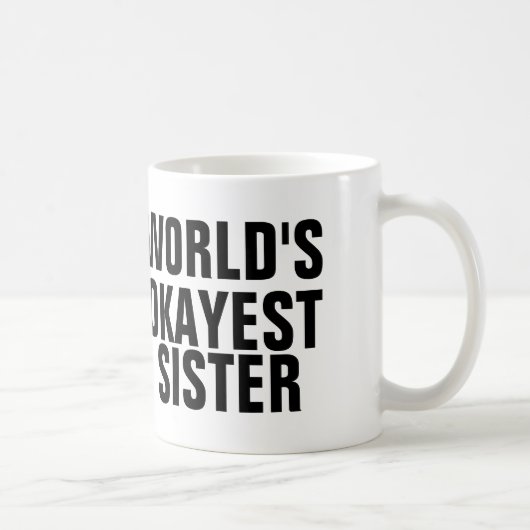 世界のOKAYESTの姉妹、コーヒー・マグ コーヒーマグカップ (右)
