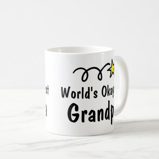 世界のOkayestの祖父のコーヒー・マグのギフト コーヒーマグカップ (正面右)