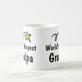 世界のOkayestの祖父のコーヒー・マグのギフト コーヒーマグカップ (中央)