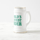 世界のOkayestの鳥類捕獲人 ビールジョッキ (正面右)