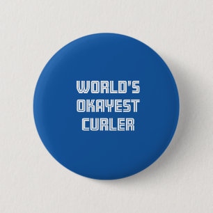 世界のOkayestのCurler 缶バッジ