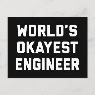 世界のOkayestエンジニアおもしろい引用文 ポストカード