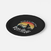 世界のOKAYESTディスクゴルフプレーヤー ペーパープレート (アングル)