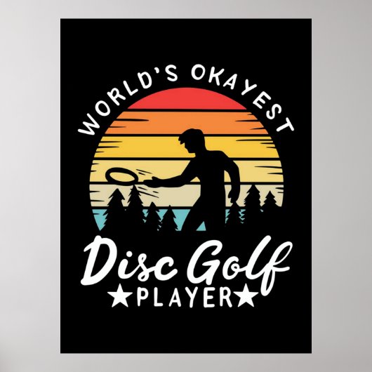 世界のOKAYESTディスクゴルフプレーヤー ポスター (正面)