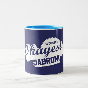 世界のOkayest Jabroni ツートーンマグカップ