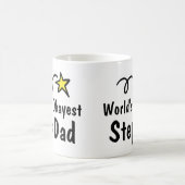 世界のOkayest StepDad |コーヒおもしろいーマグギフト コーヒーマグカップ (中央)