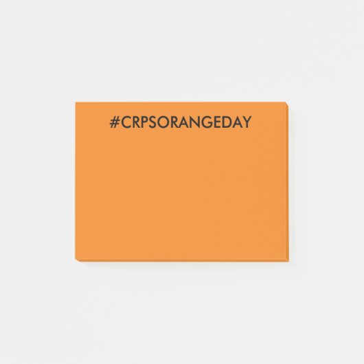 世界のOrange™の#CRPSORANGEDAYのポスト・イットを着色して下さい ポストイット (正面)