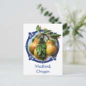 世界のPear Capitolメドフォード、オレゴン州のお土産。 ポストカード (スタンド正面)